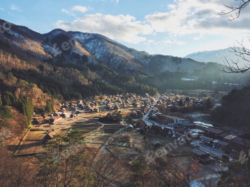 Preview: View from the top, Shirakawako in Japan