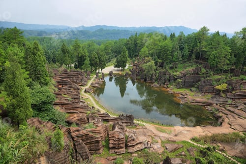 Preview: Hongshilin national park in Hunan province,
