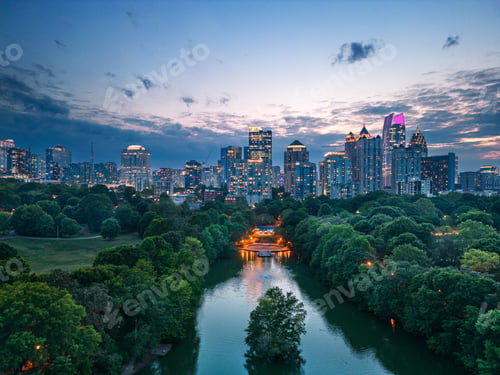 Preview: Atlanta, Georgia, USA overlooking Piedmont Park