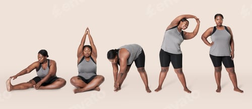 Preview: Woman workout plus size sportswear apparel women's fashion