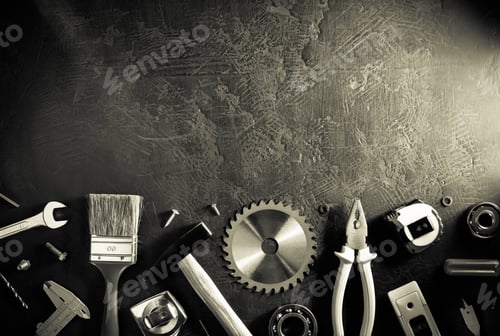 Preview: set of tools and instruments