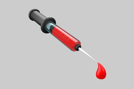 Preview: Syringe with blood drop