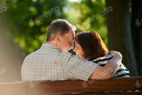 Preview: Happy mature smiling couple.