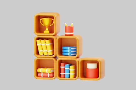 Preview: Educational stackable cubes with accessories
