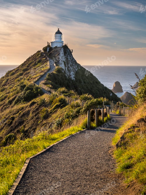 Preview: New Zealand, South Island, Southern Scenic Route, Catlins, Nugget Point Lighthouse