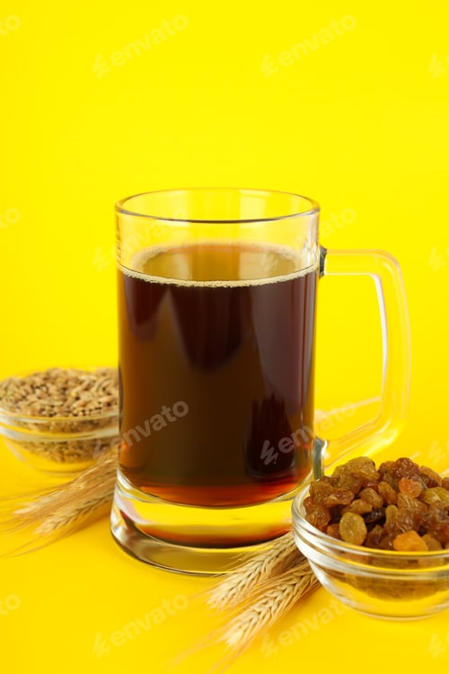 Preview: Concept of refreshing drink for summer - kvass