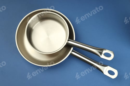 Preview: Kitchen utensil on white background, top view