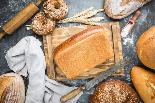 Preview: Assortment of baked bread
