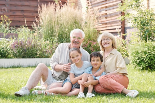 Preview: Cheerful Grandparents And Grandchildren