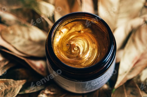 Preview: Trendy Gold face mask in jar