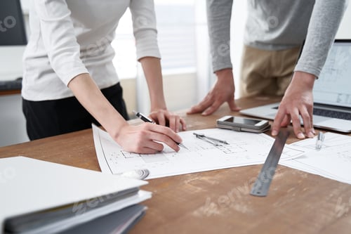 Preview: Japanese architects at a casual office meeting