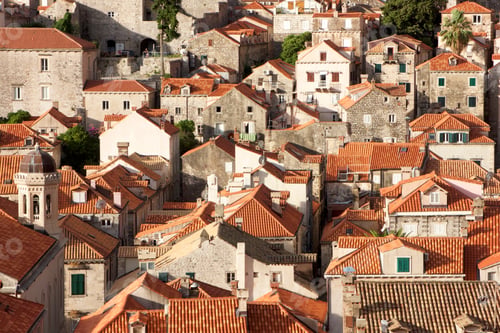 Preview: Full frame of Cityscape in Dubrovnik