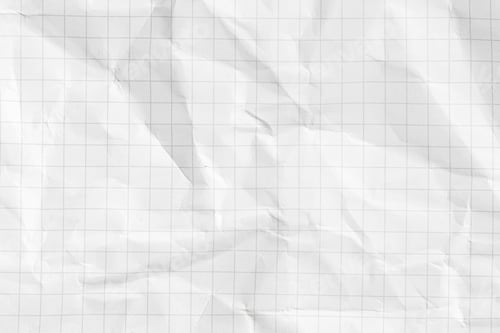 Preview: White Crumpled Graph Paper Background Texture