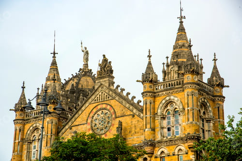 Preview: Facade of Chhatrapati Shivaji Terminus (formerly Victoria Terminus) in Mumbai, India.