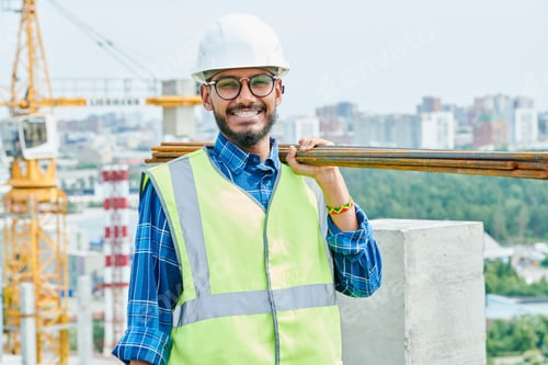 Preview: Cheerful Middle-Eastern Worker