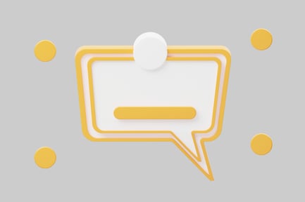 Preview: Speech bubble with dots