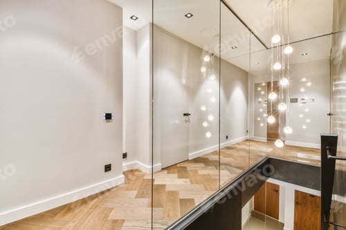 Preview: Attractive hallway with staircase