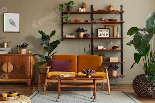 Preview: Stylish interior of living room