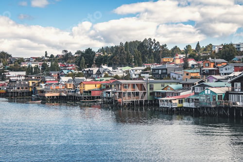 Preview: Gamboa Palafitos Stilt Houses - Castro, Chiloe Island, Chile