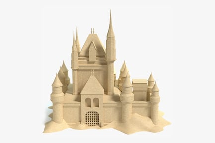 Preview: Detailed Sandcastle Fortress