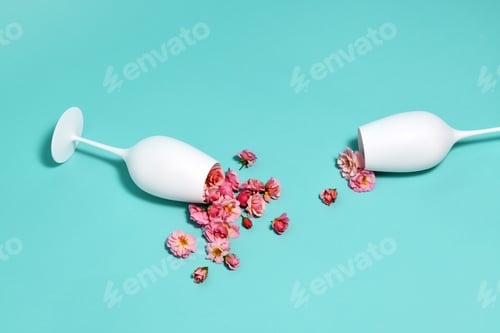 Preview: Glasses with roses