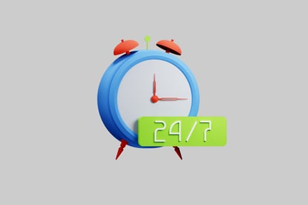 Preview: 24 7 service clock design