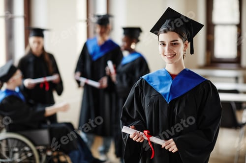 Preview: Young Woman Graduating College