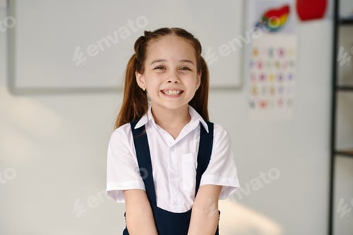 Visualização: Retrato de aluna animada