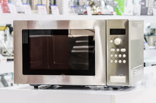 Preview: microwave oven in retail store