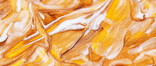 Preview: Abstract Sparkling Texture. Bronze Orange Background With Glittering Smears. Festive Backdrop