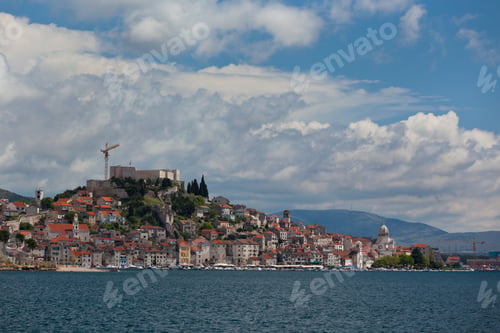 Preview: Sibenik, Croatia view from the sea