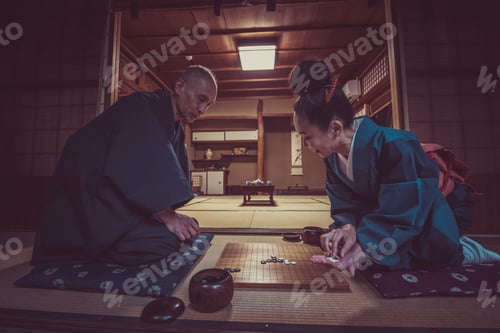 Preview: Senior couple lifestyle moments in a traditional japanese house