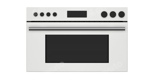 Preview: oven isolated on white