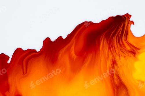 Preview: Abstract flow of liquid paints in mix