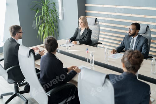 Preview: Business meeting at modern office