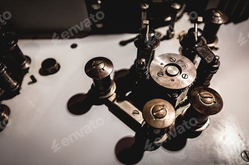 Preview: Vintage cinematic equipment.
