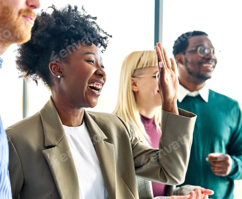 Preview: Business people working in their office