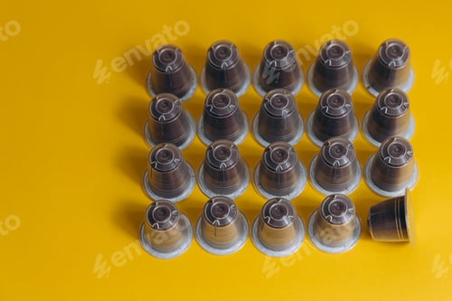 Preview: Collection of disposable coffee capsules