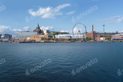 Preview: Helsinki skyline with Uspenski Cathedral - Helsinki, Finland