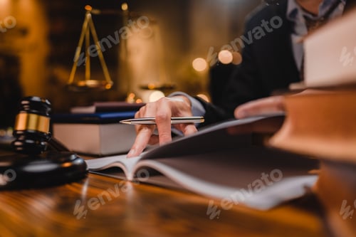 Preview: law and authority lawyer concept, judgment gavel hammer in court courtroom for crime judgement
