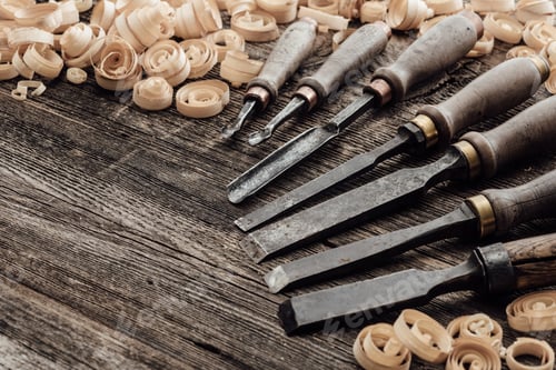 Preview: Old carving and woodworking tools
