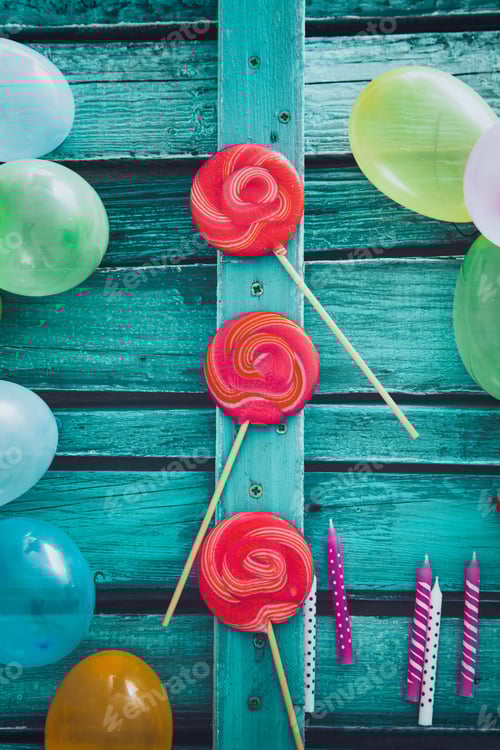 Visualização: Plano de fundo de aniversário