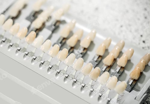 Preview: Choose color tone of teeth