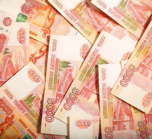 Preview: Money Is Different And The Plant On A Bright Background