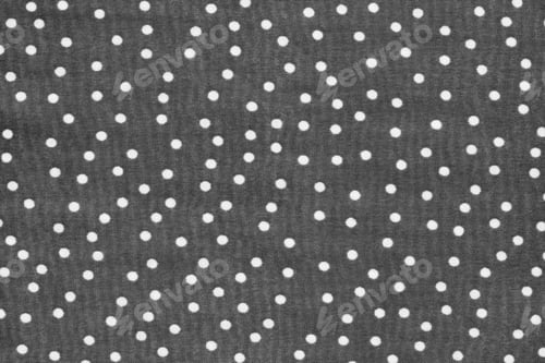 Preview: White Peas On A Gray Background Of Textural Knitted Fabric