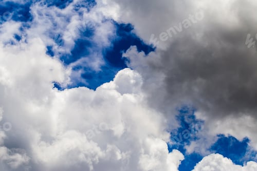Preview: colorful dramatic sky with cloud at sunset.
