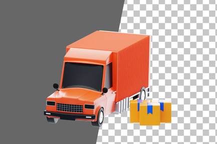 Preview: Logistics 3D Icon
