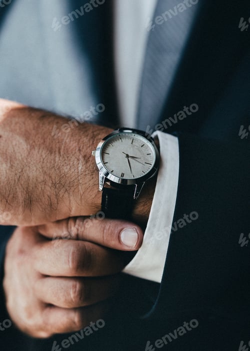 Preview: Mens wrist timepiece mockup