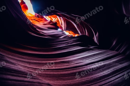 Preview: Beautiful colors at the Antelope canyon, Arizona
