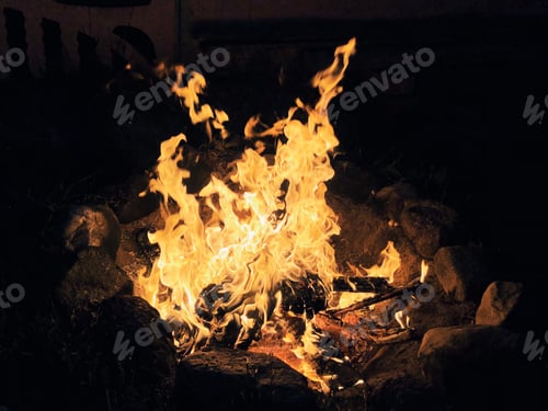Preview: Night campfire